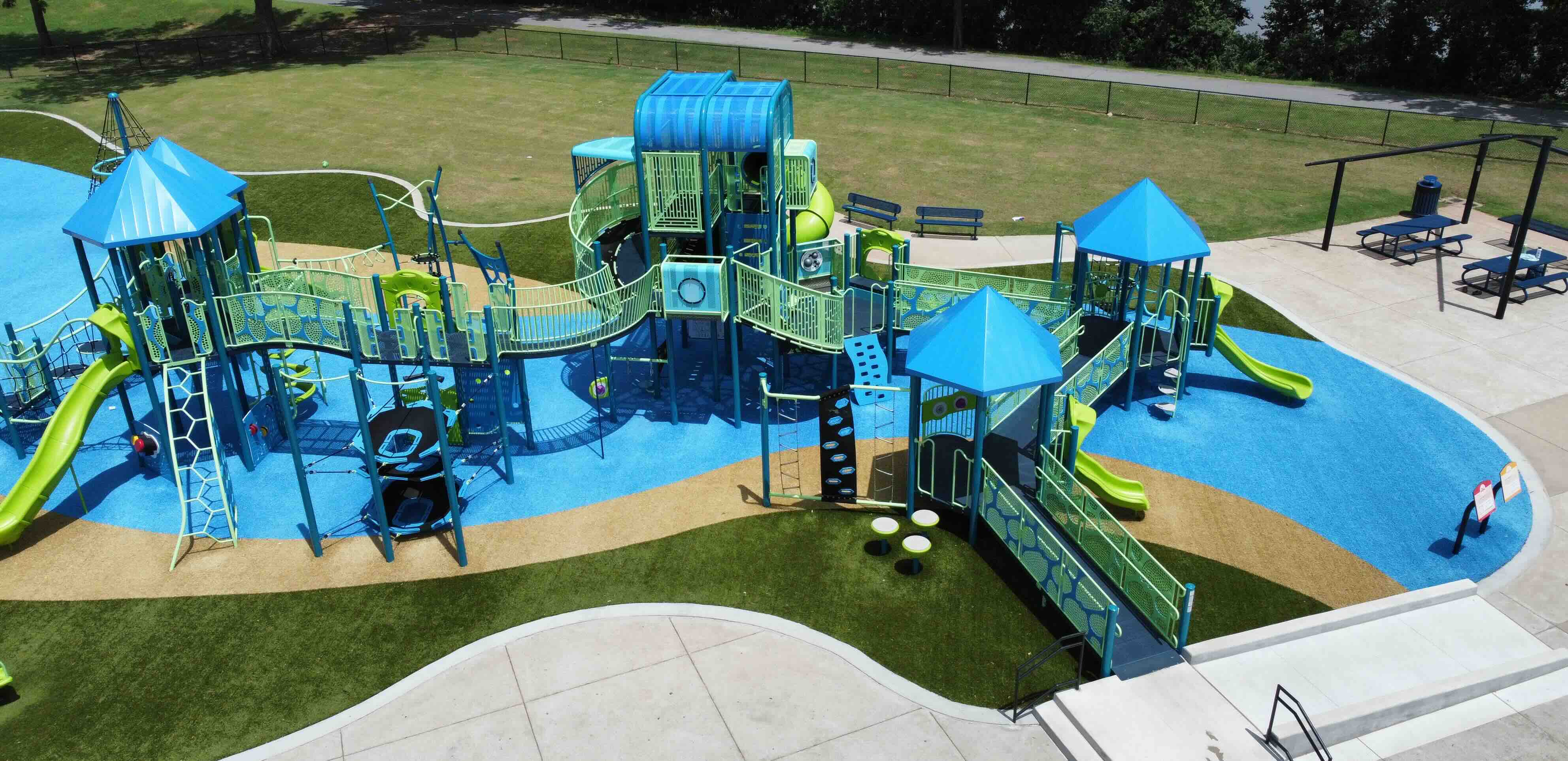 parl NDS Inclusive Playground with Ziplines